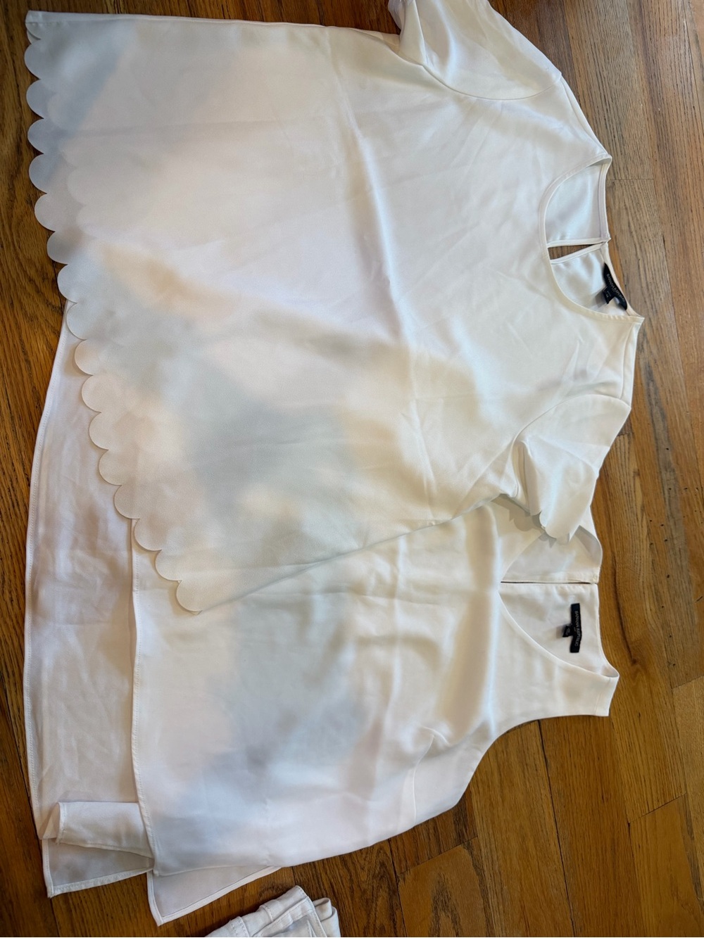 TWO Banana Republic White Blouses